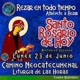 Rosario de hoy LUNES 23 DE JUNIO 2025 🌹 MISTERIOS GOZOSOS. Rosario a la Virgen María.