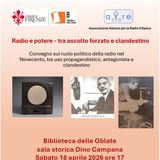 Dentro e Oltre La Radio - Radio e potere tra ascolto forzato e clandestino