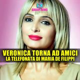 Amici, Torna Veronica Peparini: La Telefonata di Maria De Filippi!