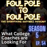 What College Coaches Are Looking For ~ FPtFP Daily! 4/4/2024