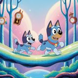 💙Bluey y la Carrera del Bosque Congelado✨ | Audiocuentos ✨