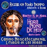 HORA NONA DE HOY MARTES 15 DE ABRIL AÑO 2025, LITURGIA DE LAS HORAS  TIEMPO DE CUARESMA. Rezar en Todo TIempo