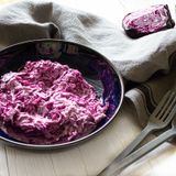 Cavolo viola in salsa di yogurt