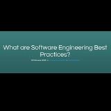 What are Software Engineering Best Practices?