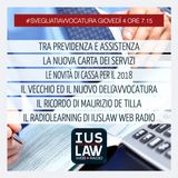 AVVOCATURA EUROPEA | CASSAFORENSE | NOVITÀ 2018! - Giovedì 4 Gennaio 2018 #Svegliatiavvocatura