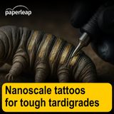 Nanoscale tattoos for tough tardigrades