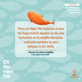Poner la otra mejilla ~ Devocional de Jóvenes ~ 3 de septiembre 2026