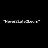 Never2late2learn- Promo intro