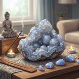 El Universo de Las Piedras y los Cristales: La Calcedonia azul