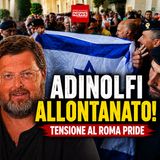 Roma Pride 2026, Mario Adinolfi allontanato dopo l’arrivo con la bandiera di Israele