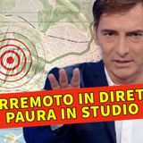 Terremoto in Diretta: Paura In Studio Durante il Programma!
