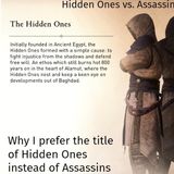Hidden Ones vs. Assassins-The Etymology, Purpose, and My Preference