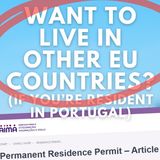 Want to Live in other EU countries? (As a Long-Term Resident) If You're Resident in Portugal?