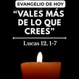 "Hasta los cabellos de tu cabeza están contados" | Viernes 16 Oct (Lucas 12, 1-7)