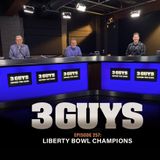 Liberty Bowl Champions with Tony Caridi, Brad Howe and Hoppy Kercheval