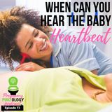 When can you hear heartbeat on doppler