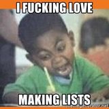 Making Lists