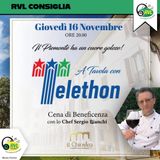 Lo chef Sergio Bianchi su Rvl presenta il menu della cena benefica per Telethon al Chiostro