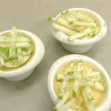 La receta de Robin Food para preparar una crema cuajada de coco y chocolate blanco