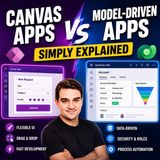 Canvas Apps vs Model-Driven Apps - Simply Explained
