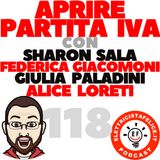 118 Aprire Partita IVA con Alice Loreti, Sharon Sala, Federica Giacomoni e Giulia Paladini