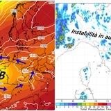 Previsioni meteo 3-5/9, estate in declino: instabilità in aumento e temperature in calo