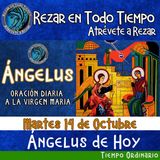 ANGELUS DEL DIA DE HOY MARTES 14 DE OCTUBRE 2025, 🙏ORACION A NUESTRA MADRE 🌹LA VIRGEN MARIA 🙏.