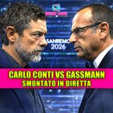 Carlo Conti smonta Gassman in diretta e lo fa a pezzi: la Rai mente da settimane?