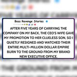 I Gave Them 5 Years—They Promoted the CEO's Son | Workplace Revenge Story