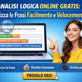 Online Analisi logica Tool