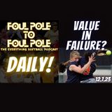 Value in Failure? ~ FPtFP Daily 12/7/23