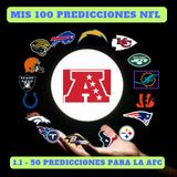100 Prediciones NFL 2023 - AFC 50 predicciones