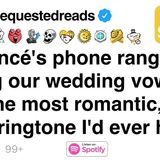 My fiancé_s phone rang during our vows with the most romantic_ spicy ringtone ever.