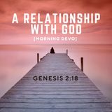 A Relationship with God [Morning Devo]