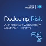 Reducing Risk - Episode 23 - AI in healthcare: what’s so risky about that? - Part two