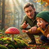 🍄 Kuba znalazł niezwykłego grzyba w lesie 🌲 – GRZYBY i grzybobranie | Bajka do słuchania | Audiobajka