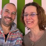 2. s. e. påske. Lasse Holmgaard Iversen i samtale med Vibeke Houmøller, Skt. Lukas Kirke.