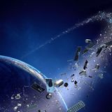 Satellites crash in orbit