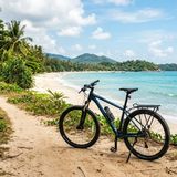 How Cannondale Trail SL 4 handles Samui beach paths?