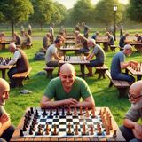 "I like to play chess with bald men in the park, although it's hard to find 32 of them."