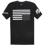 Upside Down American Flag Shirt Pulled