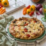 Torta salata di verdure in agrodolce alla siciliana