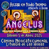 ANGELUS DE HOY SABADO 5 DE ABRIL 2025, 🙏ORACION A NUESTRA MADRE 🌹LA VIRGEN MARIA 🙏.