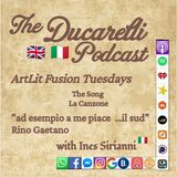 Ducarelli ArtLit Tuesdays Rino Gaetano Ines Sirianni