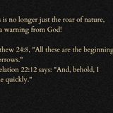 Runnnnnn to Jesus before it’s too late! (END TIMES WEATHER!)