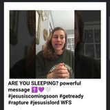 ARE YOU SLEEPING? powerful message ✝️💜🤍 #jesusiscomingsoon #getready #rapture #jesusislord WFS