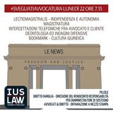LUNEDÌ, 22 MAGGIO 2017 #SvegliatiAvvocatura - LIVE