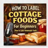 How to Label Cottage Foods [ How to label Homemade foods ] For Beginners