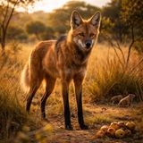 The Walking Enigma Maned Wolf of the Savanna