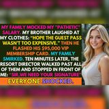 {My Family Mocked My Pay—Then the Resort Director Asked Me to Sign | Work Drama